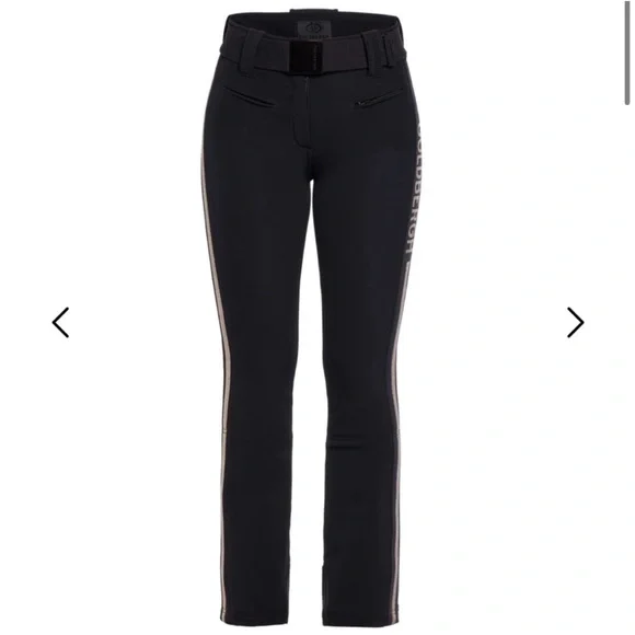 NWT Goldbergh Cher Ski Pant in Black and Gold, US Size 4 - Picture 7 of 8
